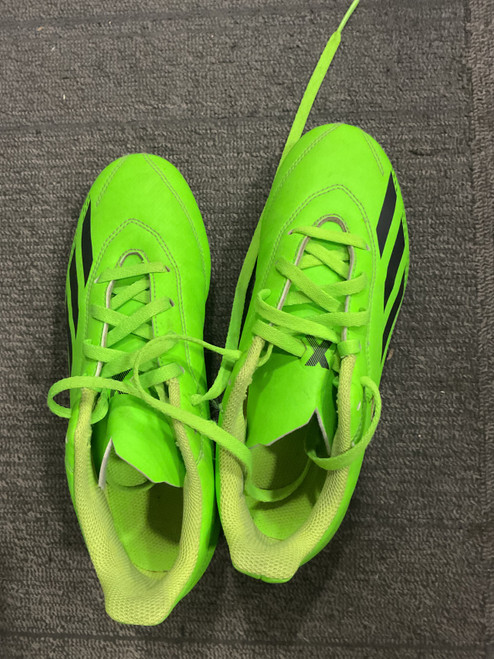 Vist Large View of Product Image Which is Used Adidas X Soccer Cleats Green Junior 04
