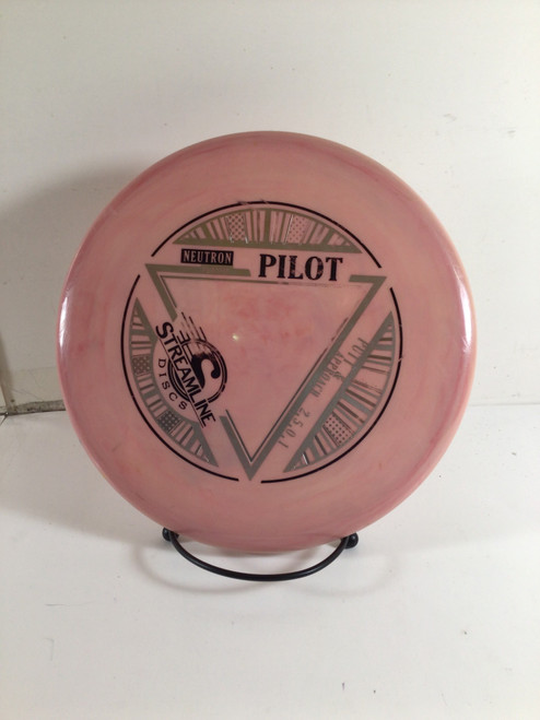 Vist Large View of Product Image Which is Used Streamline NEUTRON PILOT Disc Golf Putter Pink 176g