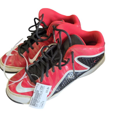Vist Large View of Product Image Which is Used Nike AIR CLIPPERS BB CLEATS BB/SB Cleats Red Senior 8