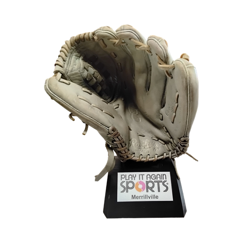 Vist Large View of Product Image Which is Used Rawlings GGEFP125BW BB/SB Glove RH Throw Grey 12 1/2"
