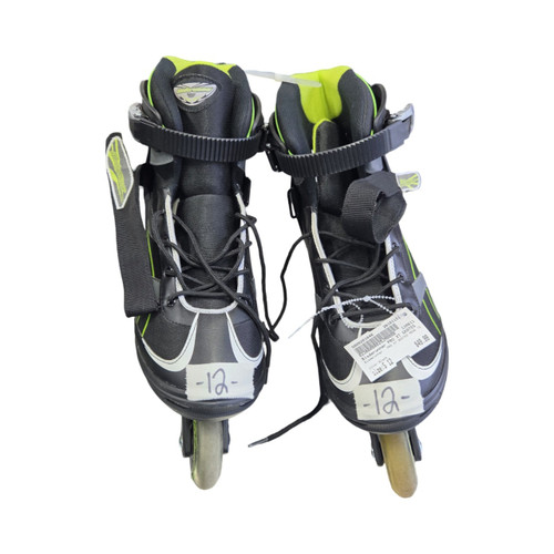 Vist Large View of Product Image Which is Used Bladerunner PRO XT SKATES MENS 12 Senior Rec Fitness Skates Black Senior 12