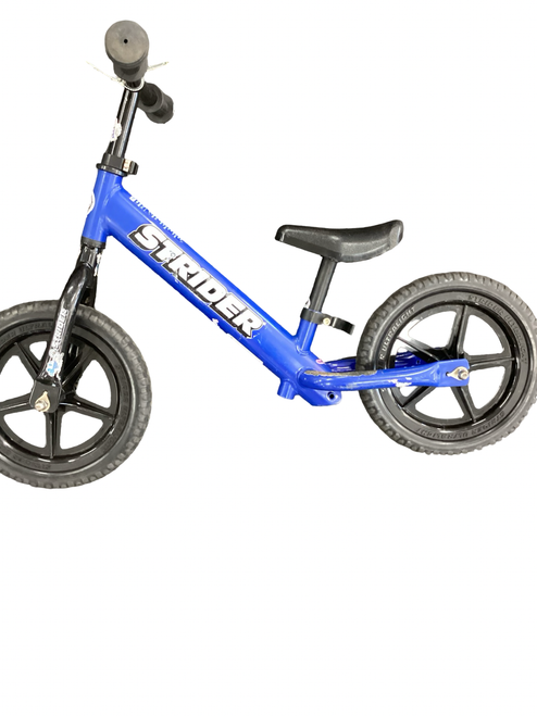 Vist Large View of Product Image Which is Used Strider Balance Bike Boys Navy Blue 12"