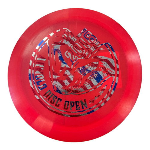 Vist Large View of Product Image Which is Used Discraft CRANK Disc Golf Driver Red 175g