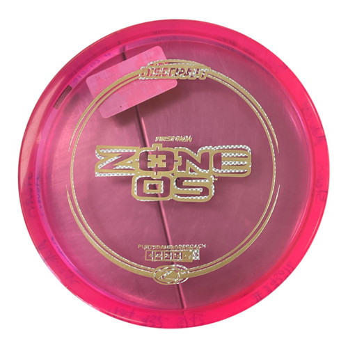 Vist Large View of Product Image Which is Used Discraft ZONE OS Disc Golf Putter Pink 172g