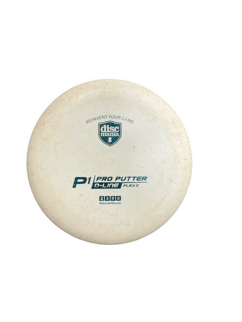 Vist Large View of Product Image Which is Used Discmania P1 D-LINE Disc Golf Putter White