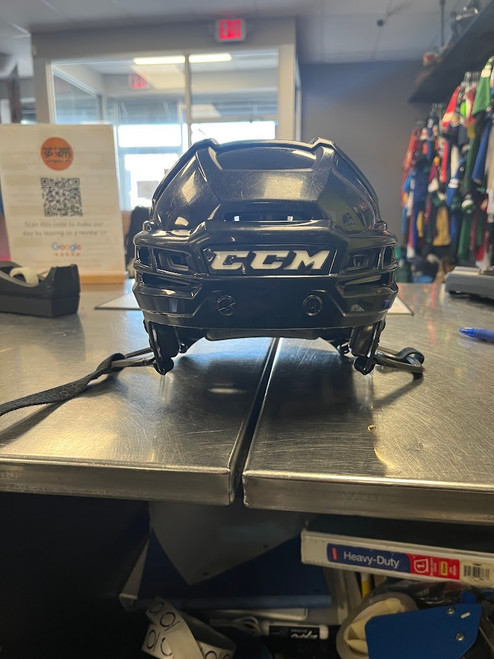 Vist Large View of Product Image Which is Used CCM TACKS 910 Hockey Helmet Only Black MD