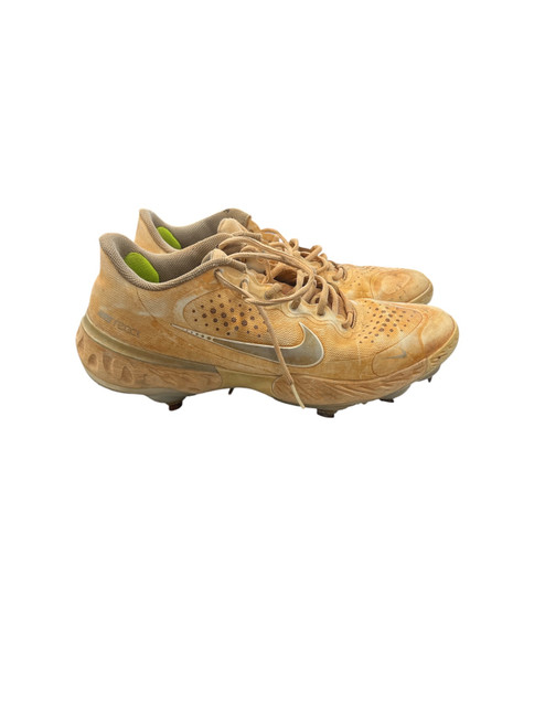 Vist Large View of Product Image Which is Used Nike REACT BB/SB Cleats White Senior 10.5