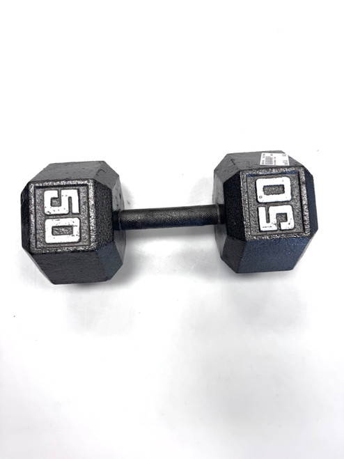 Vist Large View of Product Image Which is Used Hex Dumbbell (Each) 50 lb
