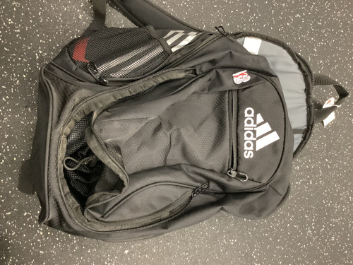 Vist Large View of Product Image Which is Used Adidas Soccer Player Duffel Bag Black