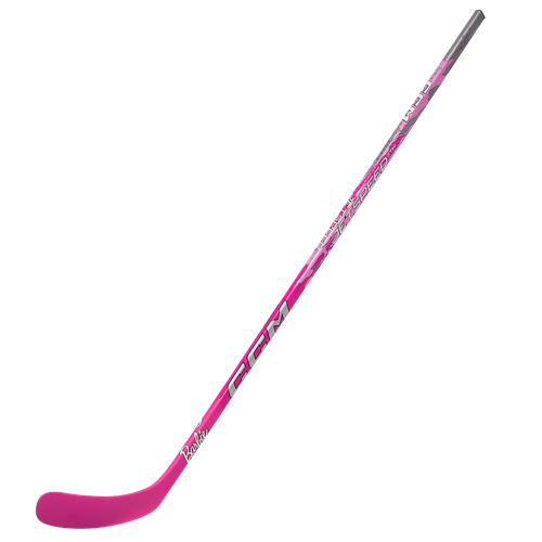 Vist Large View of Product Image Which is CCM Barbie Jetspeed FTW Hockey Stick, Pink
