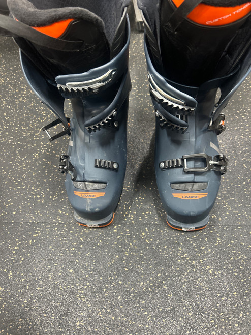 Vist Large View of Product Image Which is Used Lange LX 120 Mens DH Ski Boot Navy Blue 275 MP - M09.5 - W10.5