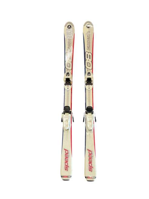 Vist Large View of Product Image Which is Used Dynastar SPEED TEAM 80 130CM Boys DH Ski/Binding White 130 cm