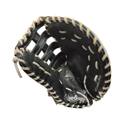 Vist Large View of Product Image Which is Used Rawlings HIGHLIGHT BB/SB First Base RH Throw Grey 13"