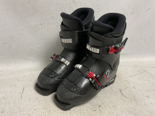 Vist Large View of Product Image Which is Used Alpina J2 Boys DH Ski Boot Black 215 MP - J03