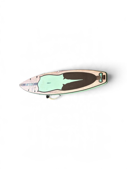 Vist Large View of Product Image Which is Used FUN WATER INFLATABLE STAND UP SUP Board Teal 11Ft 6In