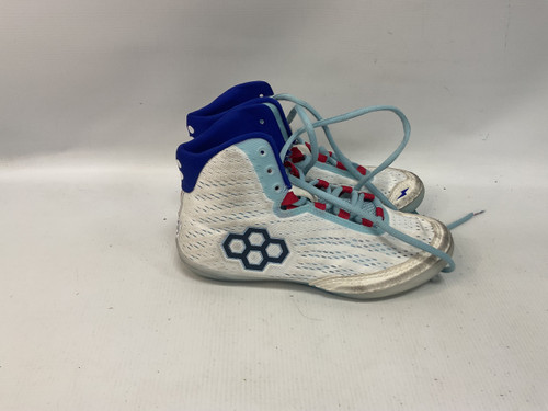Vist Large View of Product Image Which is Used Rudis Wrestling Shoes White Junior 06