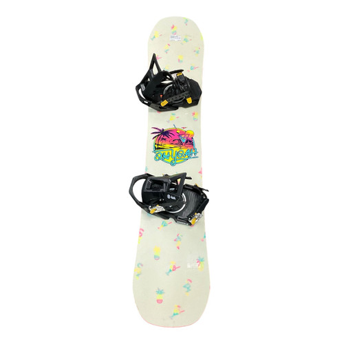 Vist Large View of Product Image Which is Used Salomon OH YEAH W/ROSSIGNOL REPLY Womens Board/Bindings White 151 cm