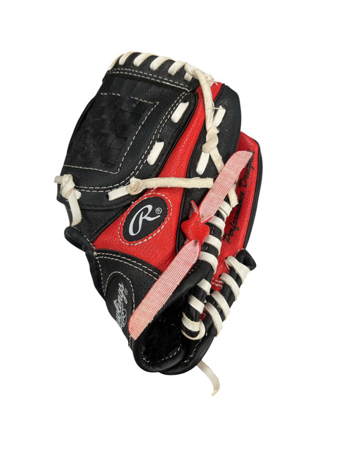 Vist Large View of Product Image Which is Used Rawlings PLAYERS SERIES BB/SB Glove T-ball Red 8"