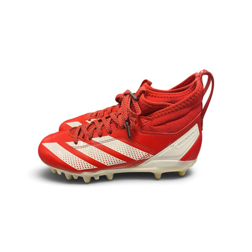 Vist Large View of Product Image Which is Used Adidas Jr FB Cleats Red Junior 01.5