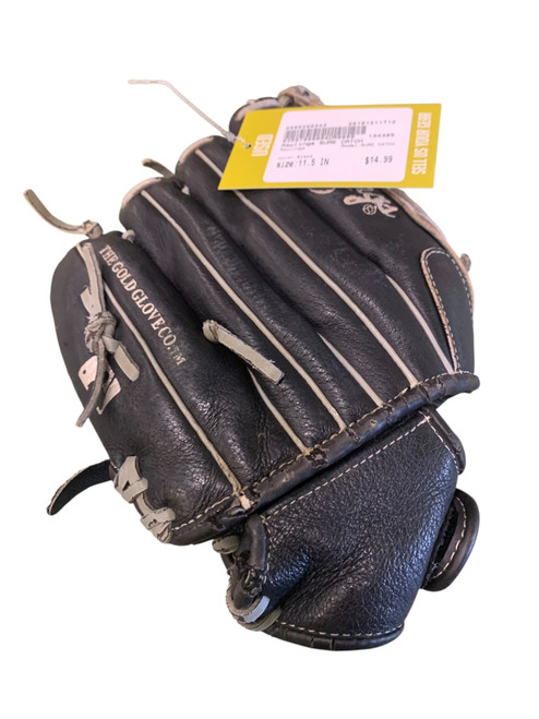 Vist Large View of Product Image Which is Used Rawlings SURE CATCH BB/SB Glove RH Throw Black 11 1/2"