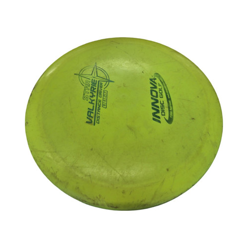 Vist Large View of Product Image Which is Used Innova VALKYRIE STAR Disc Golf Driver Yellow