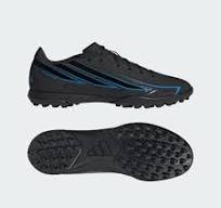 Vist Large View of Product Image Which is New ADIDAS F50 HYPERFAST CLUB TF-10.5 BLK/BLK/BLUE