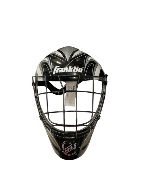 Vist Large View of Product Image Which is Used Franklin YTH GOALIE MASK St Hockey Helmet Only Black One Size