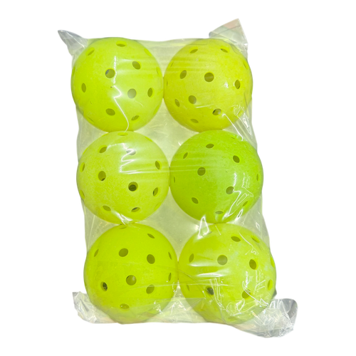 Vist Large View of Product Image Which is Used 6 PACK PICKLEBALLS Pickleball Balls