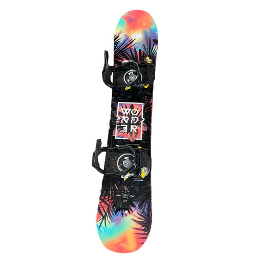 Vist Large View of Product Image Which is Used Salomon WONDER W/ROSSINGOL REPLY Womens Board/Bindings Red 139 cm