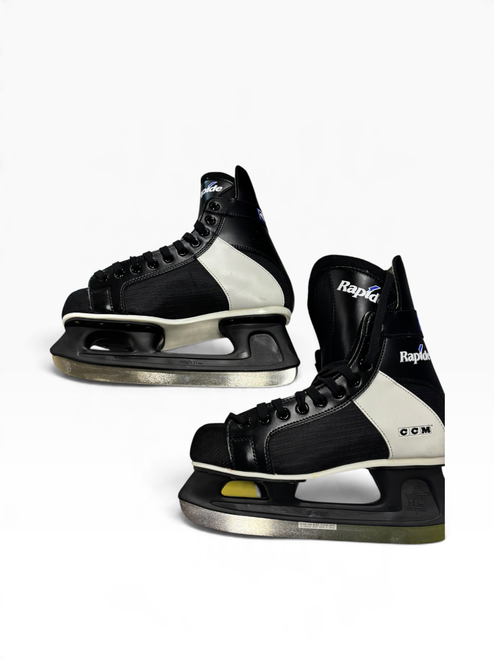 Vist Large View of Product Image Which is Used CCM RAPIDE Senior Hockey Skate Senior 8