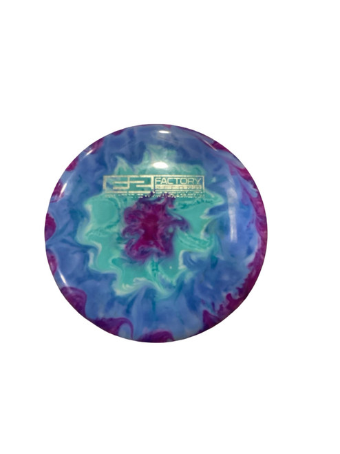 Vist Large View of Product Image Which is Used Innova F2 FACTORY SECOND DRIVER Disc Golf Driver Teal 173g