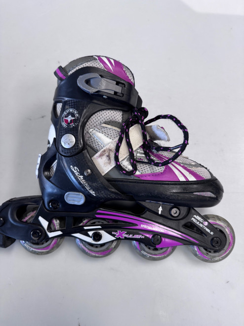Vist Large View of Product Image Which is Used Schwinn ADJ 1-4 Junior Rec Fitness Skates Black Adjustable