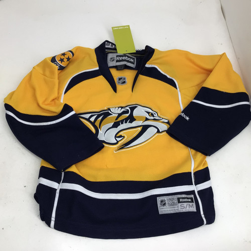 Vist Large View of Product Image Which is Used Reebok NASHVILLE PREDS YTH S/M JERSEY L.S. Spirit Y S/M