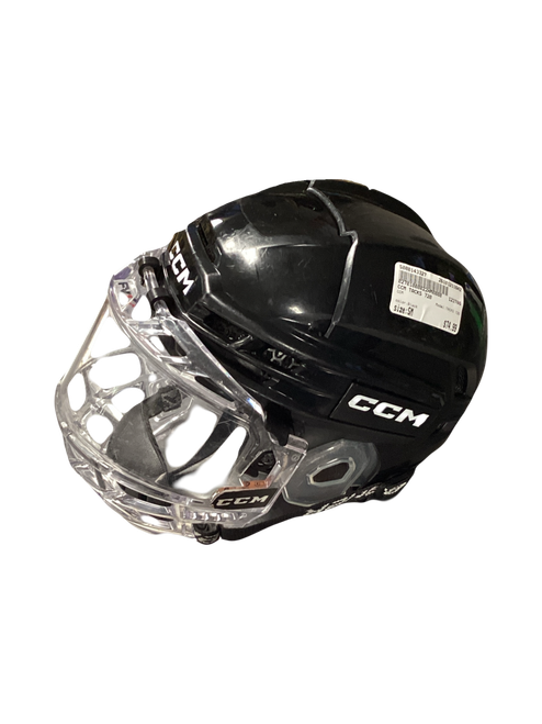 Vist Large View of Product Image Which is Used CCM TACKS 720 Helmet Full Visor Combo Black SM