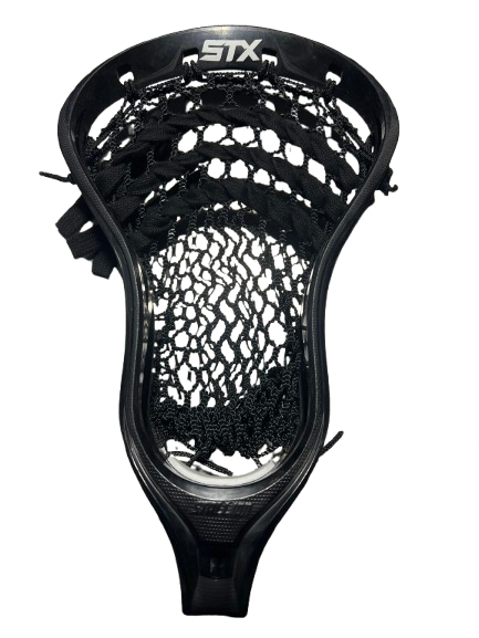 Vist Large View of Product Image Which is Used STX STALLION HEAD - STRUNG Mens Lacrosse Head Black