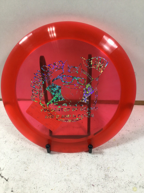 Vist Large View of Product Image Which is Used Discraft Z FORCE Disc Golf Driver Red 175g