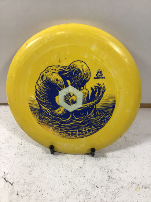 Vist Large View of Product Image Which is Used DOOMSDAY DESPAIR Disc Golf Mid Range Yellow 176g