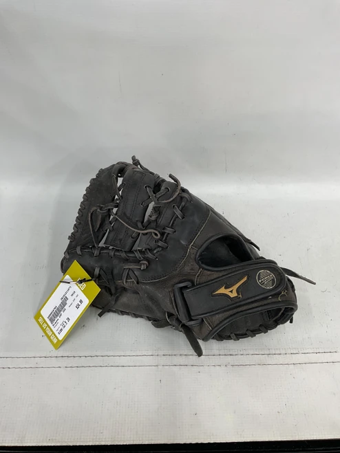 Vist Large View of Product Image Which is Used Mizuno GXF 102 BB/SB First Base RH Throw Black 12 1/2"