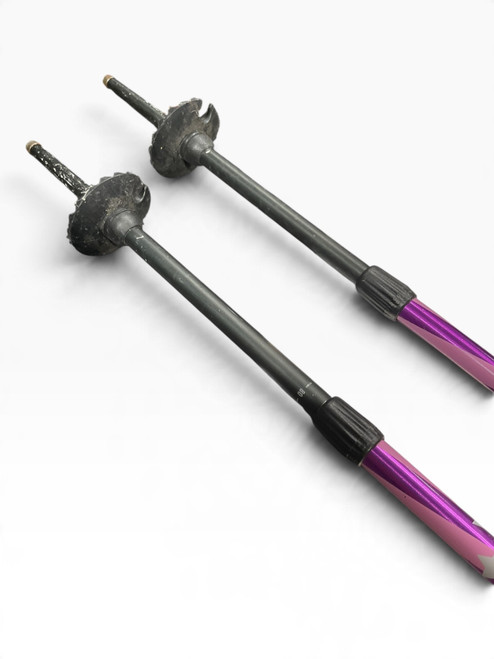 Vist Large View of Product Image Which is Used Defiance ADJUSTABLE SLI POLES Girls DH Ski Pole Purple 70 cm / 28 in
