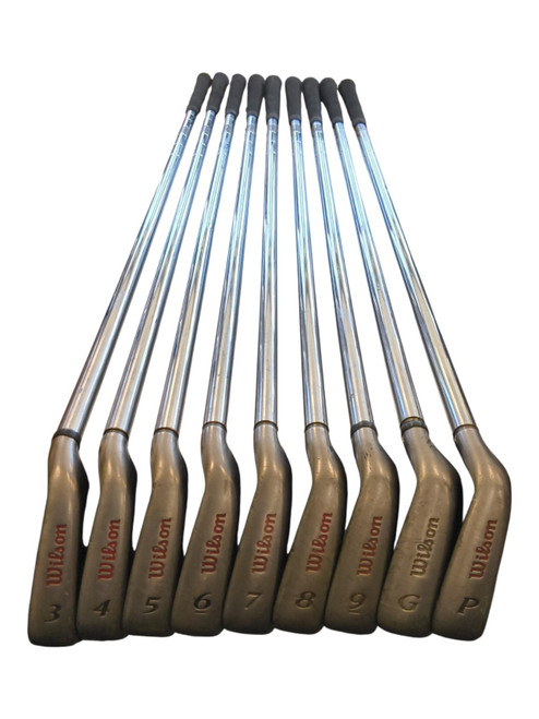 Vist Large View of Product Image Which is Used Wilson FAT SHAFT II Mens Iron Set RH 3I-GW/AW