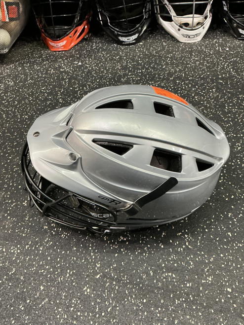 Vist Large View of Product Image Which is Used Cascade CPV-R Lacrosse Helmet Grey One Size