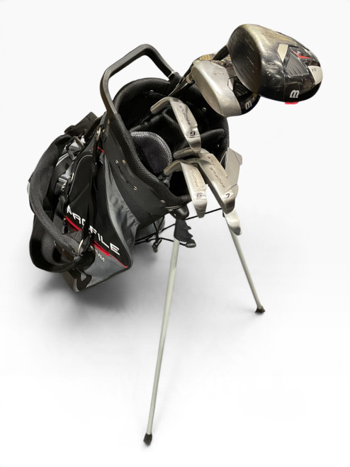 Vist Large View of Product Image Which is Used Wilson PROFILE PLATINUM Mens Package Set RH Black 9 Piece