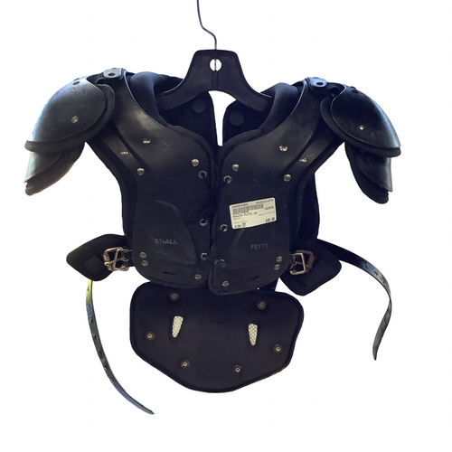 Vist Large View of Product Image Which is Used Xenith FLYTE SM FB Shoulder Pads Black SM