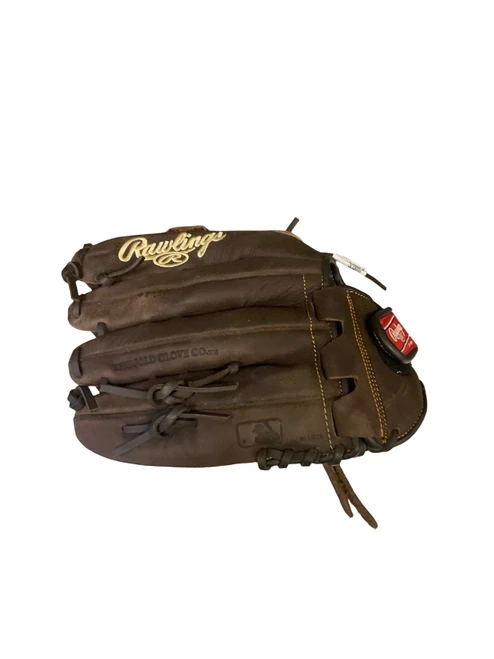 Vist Large View of Product Image Which is Used Rawlings P130HFL BB/SB Glove RH Throw Brown 13"