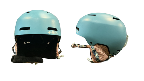 Vist Large View of Product Image Which is Used Giro CRUE Snowsport Helmet Youth Carolina Blue MD
