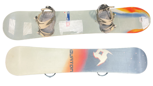 Vist Large View of Product Image Which is Used Burton CLASH WITH DRAKE F50 BINDING Mens Board/Bindings Teal 157 cm