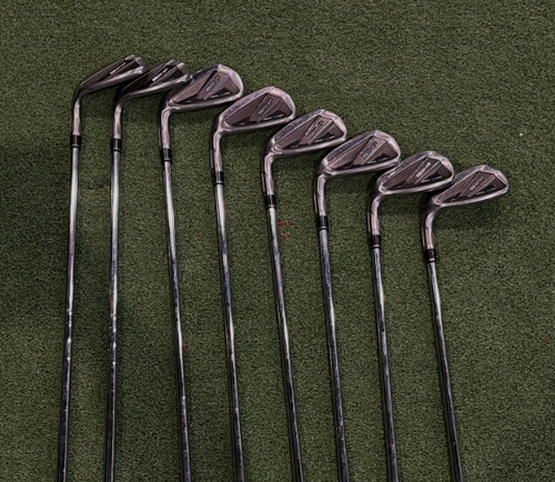 Vist Large View of Product Image Which is Used Taylormade SIM 2 MAX Mens Iron Set LH 4I-GW/AW