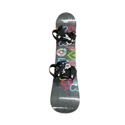 Vist Large View of Product Image Which is Used Salomon LARK Womens Board/Bindings Black 138 cm