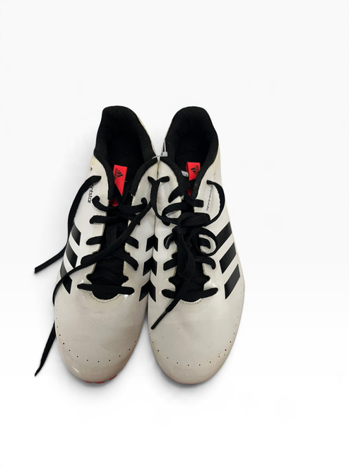 Vist Large View of Product Image Which is Used Adidas Track & Field Cleats Adult White Senior 8