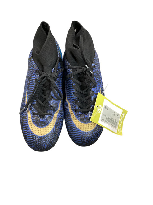 Vist Large View of Product Image Which is Used Jr FB Cleats Navy Blue Junior 03